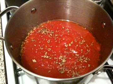 San Marzano Tomato and Basil sauce